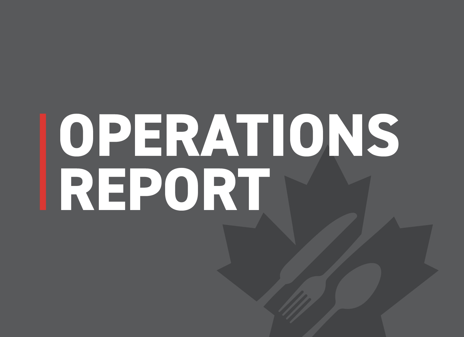 Operations Report