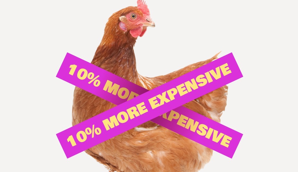 10% More Expensive